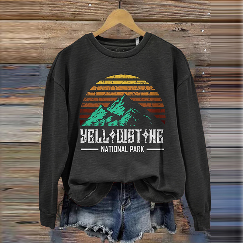 Women's National Park Scenic Eco-friendly Sweatshirt
