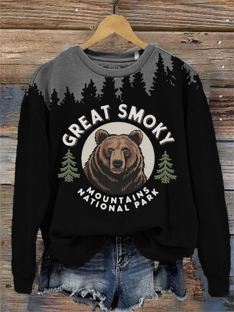Women's Great Smoky Mountains National Parks Print Sweatshirt