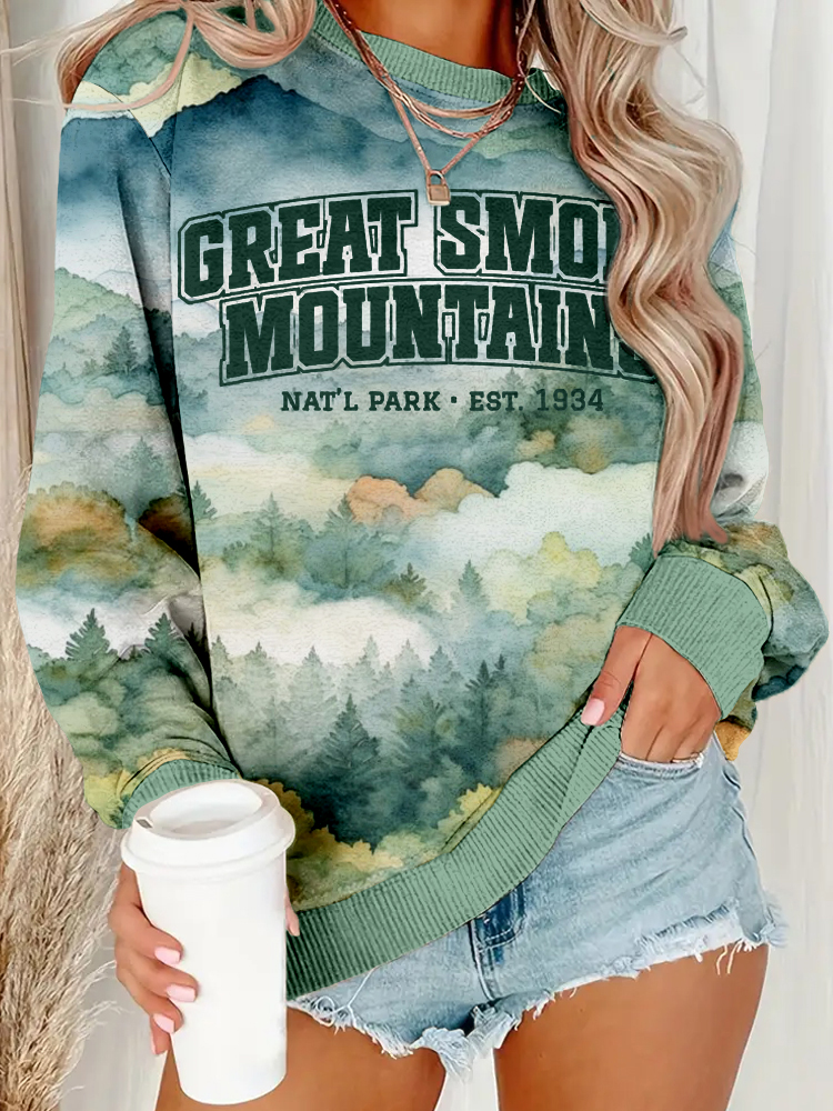 Great Smoky Mountains National Park Cozy Sweatshirt