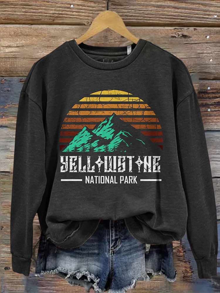 Women's National Park Scenic Eco-friendly Sweatshirt