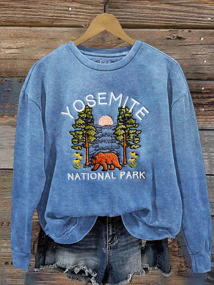 Yosemite National Park Embroidered Promotional Sweatshirt